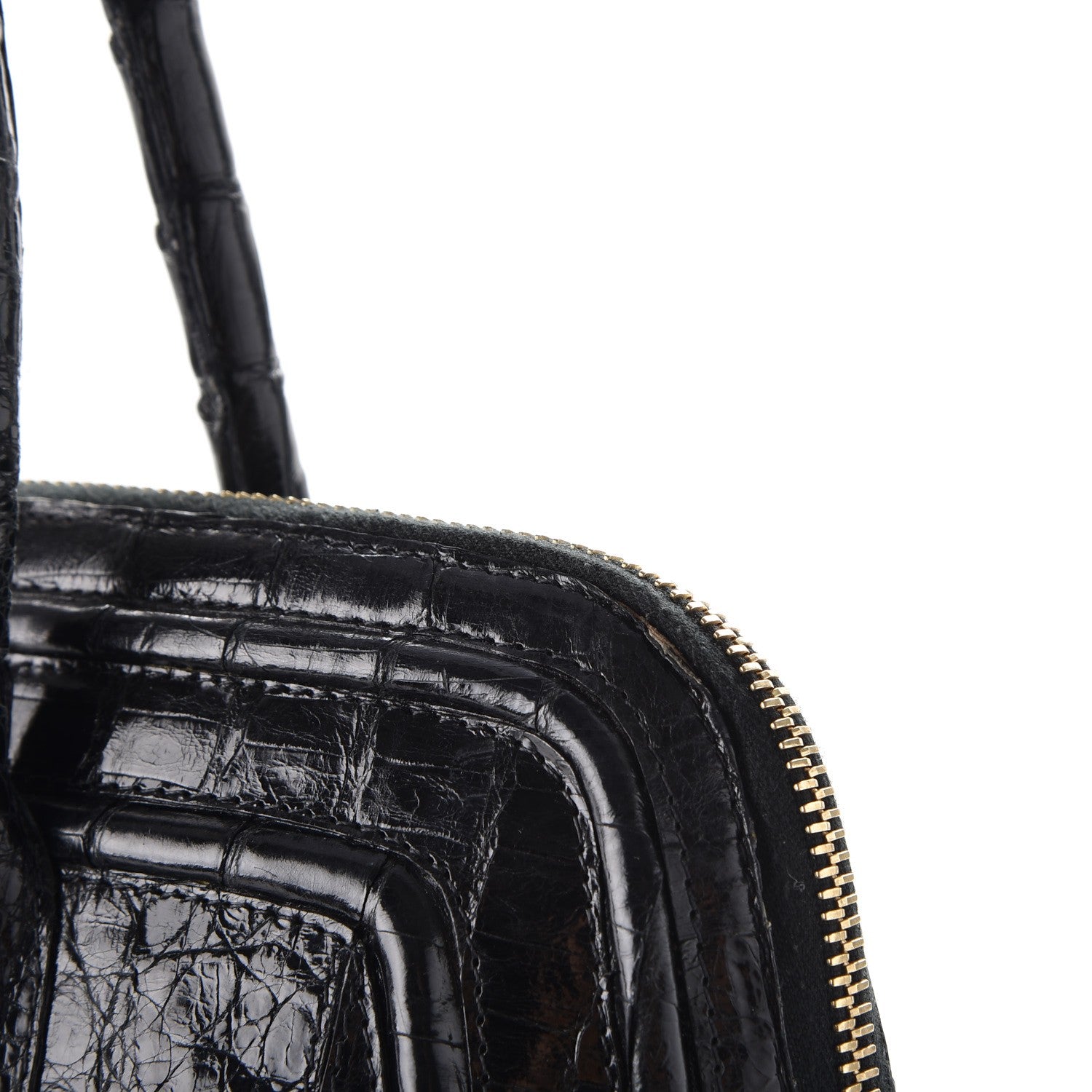 Nancy Gonzalez Crocodile Top Handle Tote Black 23 of 25