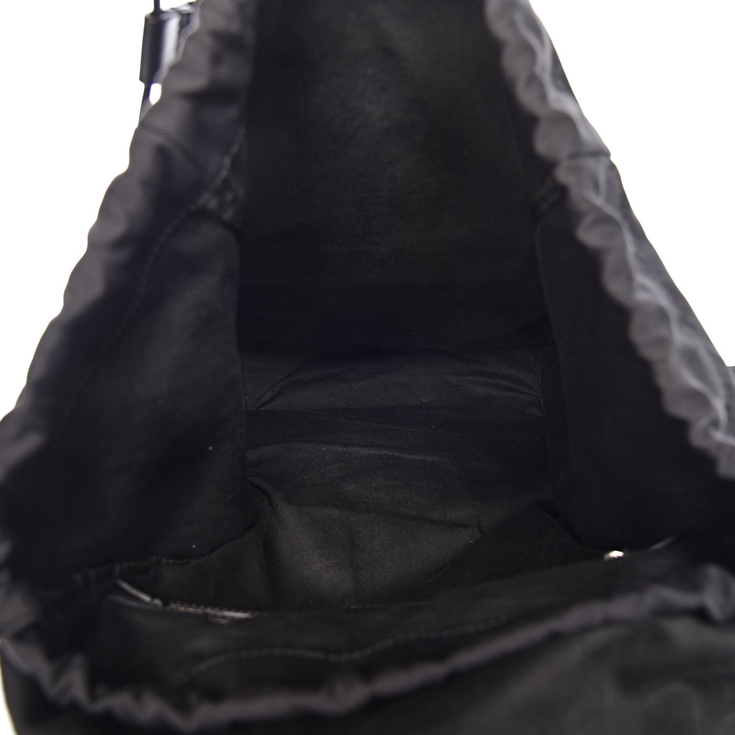 Nylon Calfskin Rider Backpack Black