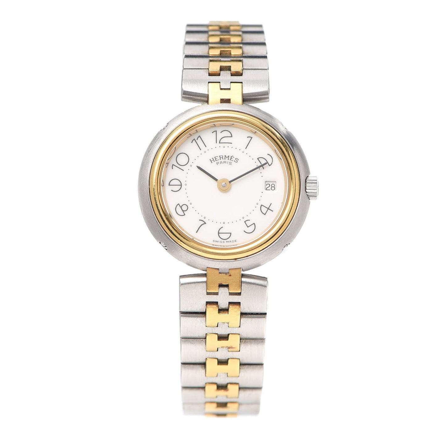 Stainless Steel 25mm Profile Quartz Watch Gold