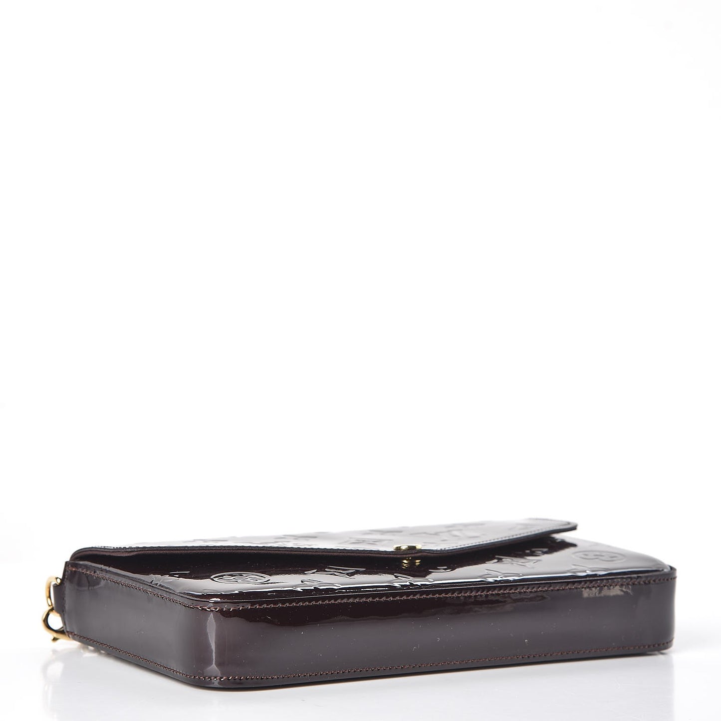 Vernis Pochette Felicie Chain Wallet Amarante