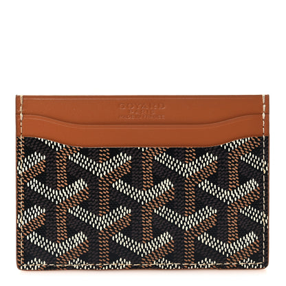 Goyard Goyardine Saint Sulpice Card Holder Black Gold 1 of 7