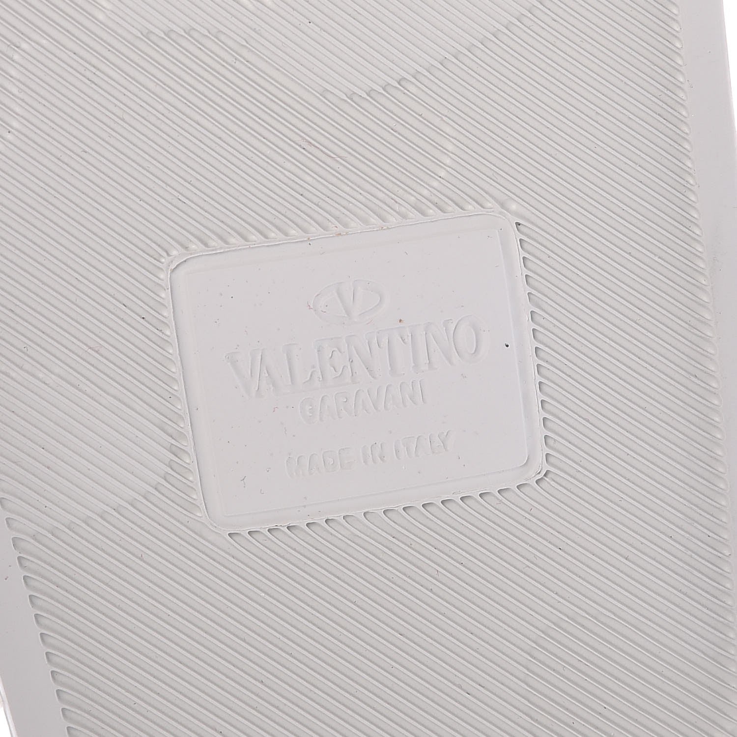 Valentino Garavani Rubber Swarovski VLTN Pool Slide Sandals 39 White 6 of 8