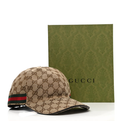 Gucci Monogram Web Baseball Hat L Beige Cocoa 10 of 10