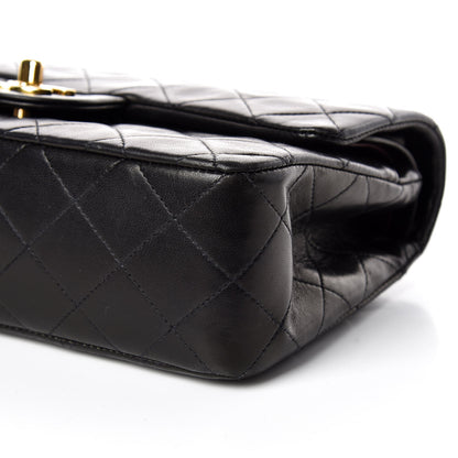 Chanel Lambskin Quilted Small Double Flap Black 6 of 16