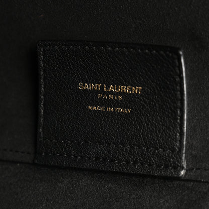 Saint Laurent Calfskin Large Shopping Tote Black 7 of 12