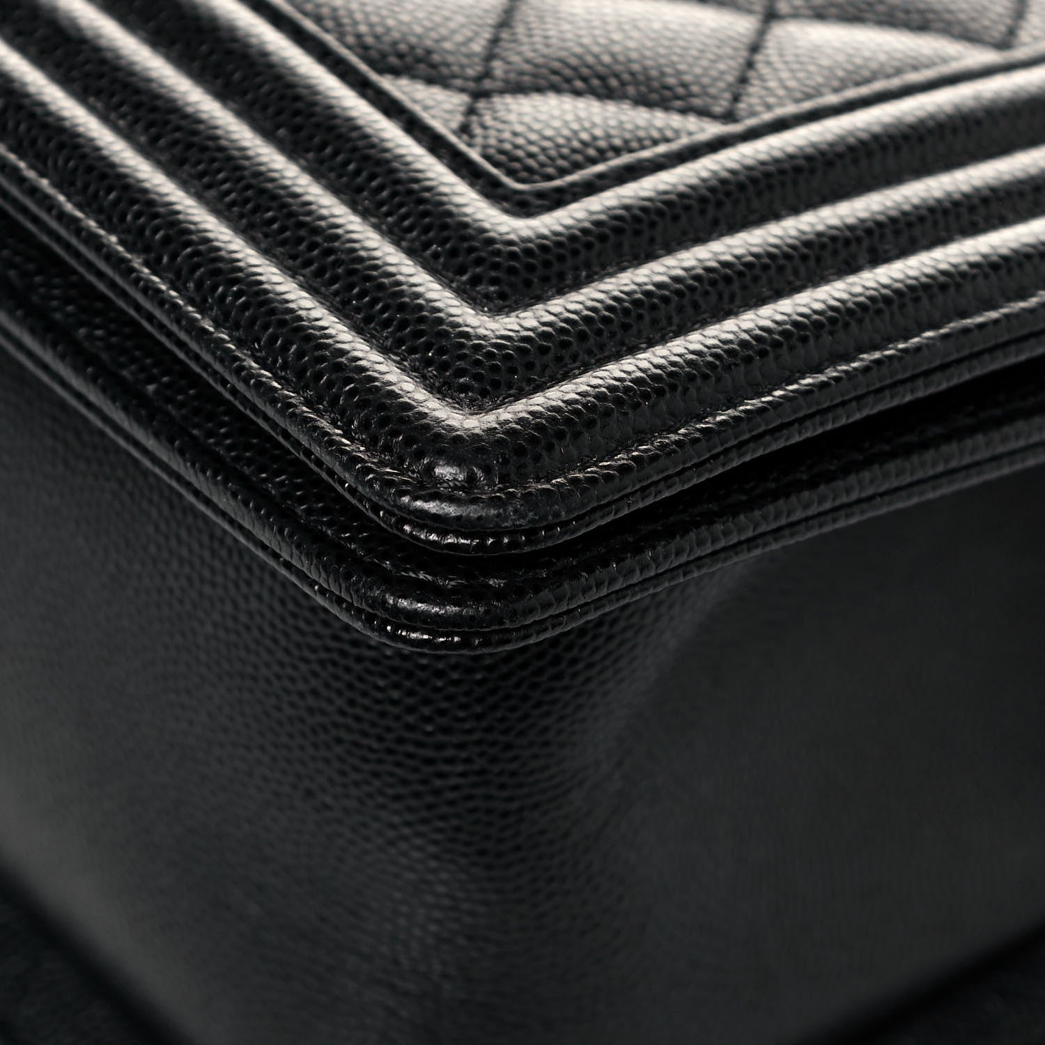 Chanel Caviar Quilted Medium Boy Flap Black 10 of 14