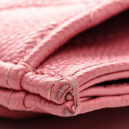 Chanel Caviar Quilted Card Holder Pink 11 of 13
