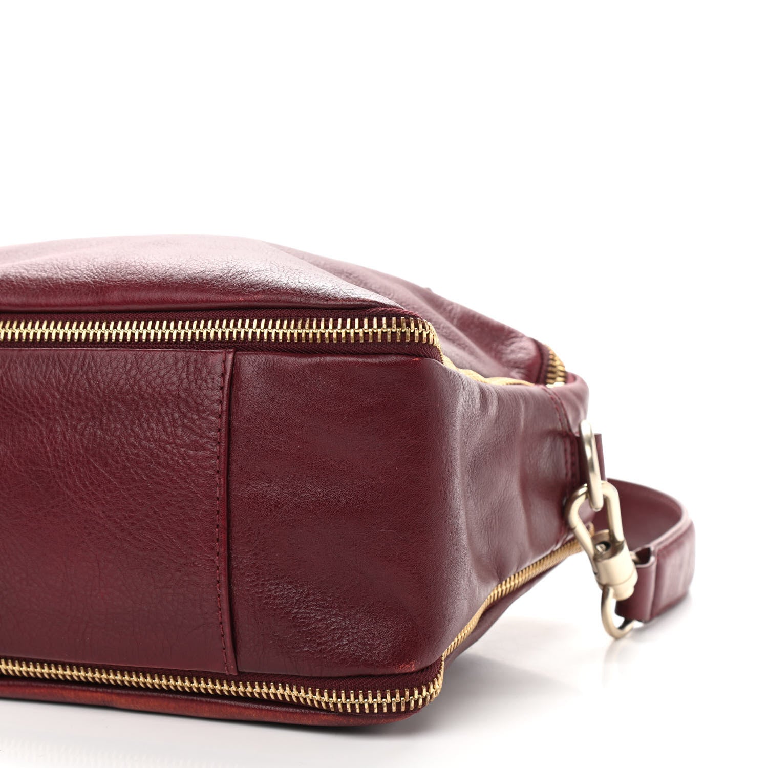 Givenchy Calfskin Top Handle Satchel Burgundy 10 of 13