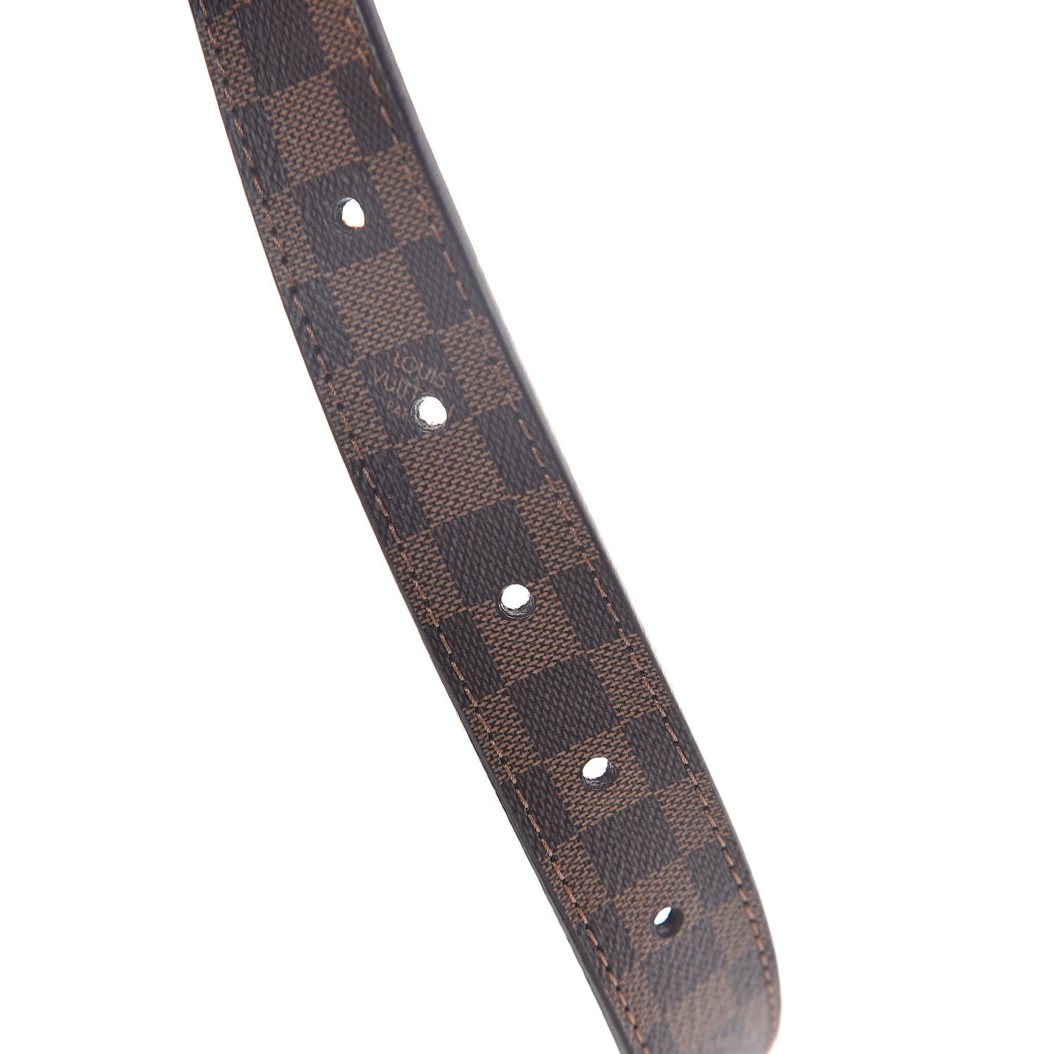 Louis Vuitton Mini Damier Ebene 25mm LV Initiales Belt 80 32 5 of 6