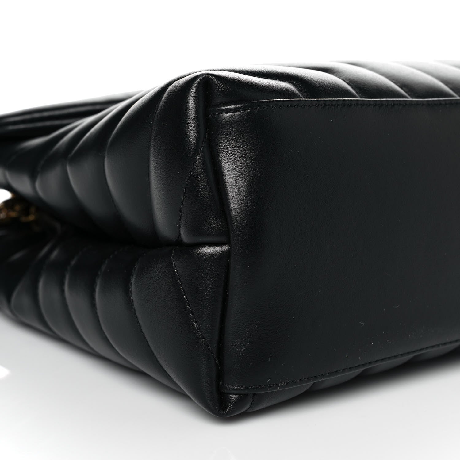 Saint Laurent Calfskin Y Quilted Monogram Medium Loulou Chain Satchel Black 8 of 10