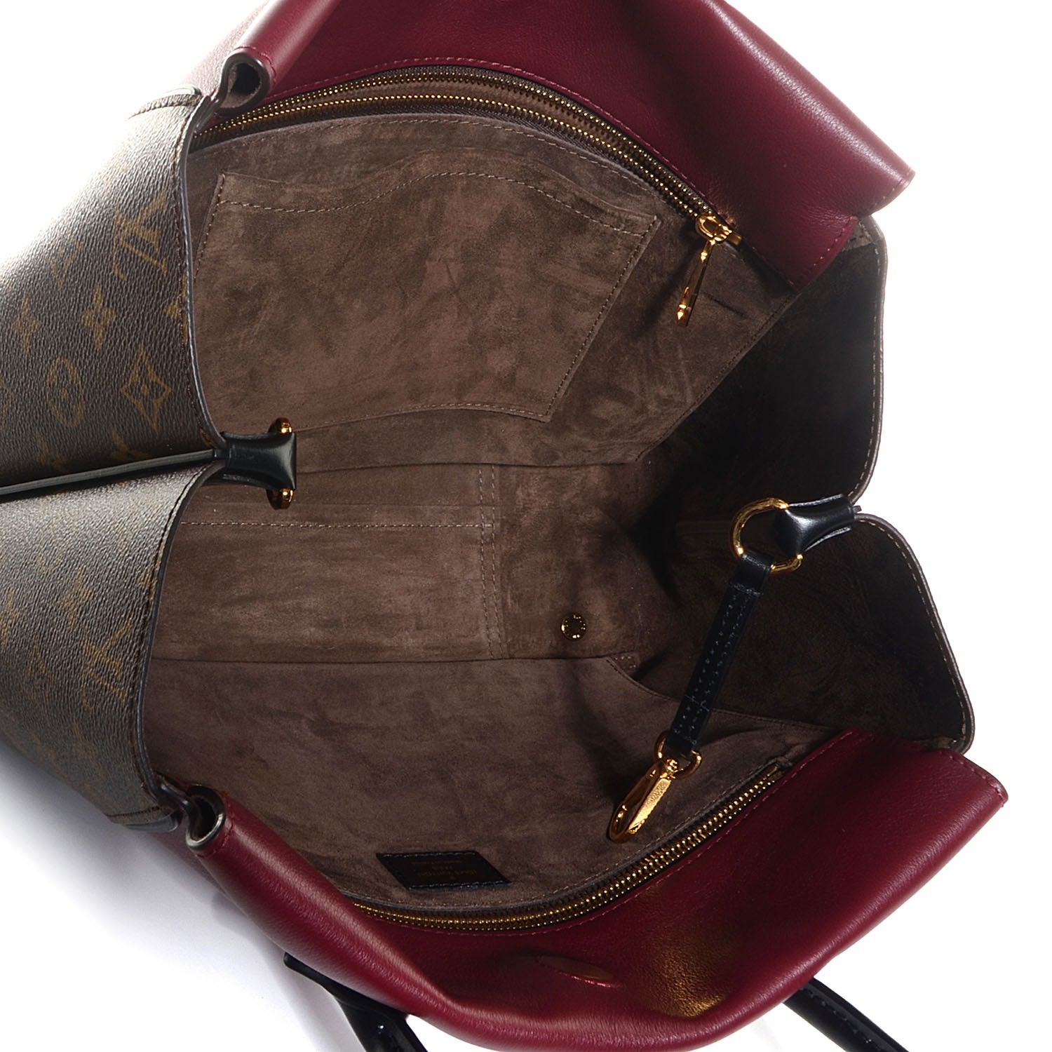 Louis Vuitton Monogram Cuir Orfevre Tote W PM Prunille 5 of 8