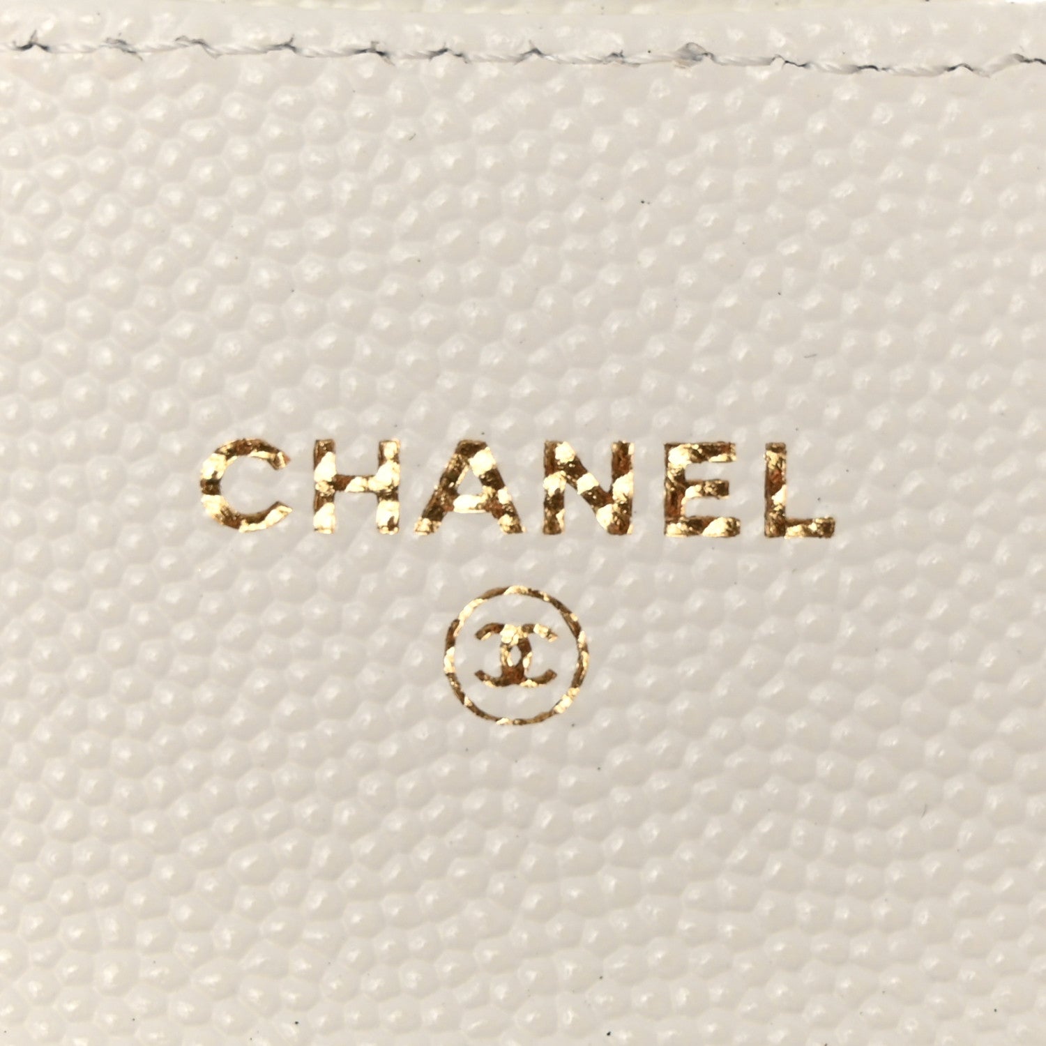 Chanel Caviar Quilted Flap Card Holder Wallet White 6 of 8