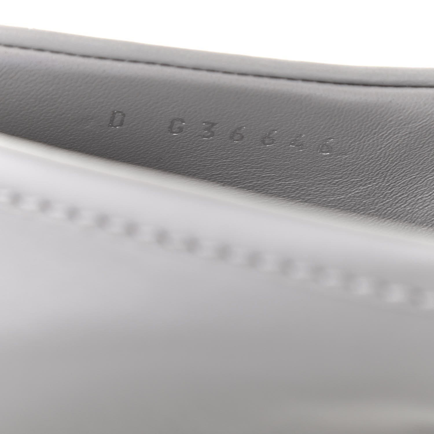 Chanel Lambskin Quilted CC Turnlock Loafers 38 Grey 7 of 9