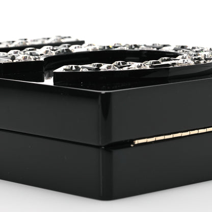 Chanel Plexiglass Strass Mosaic No 5 Minaudière Clutch  Black 9 of 13