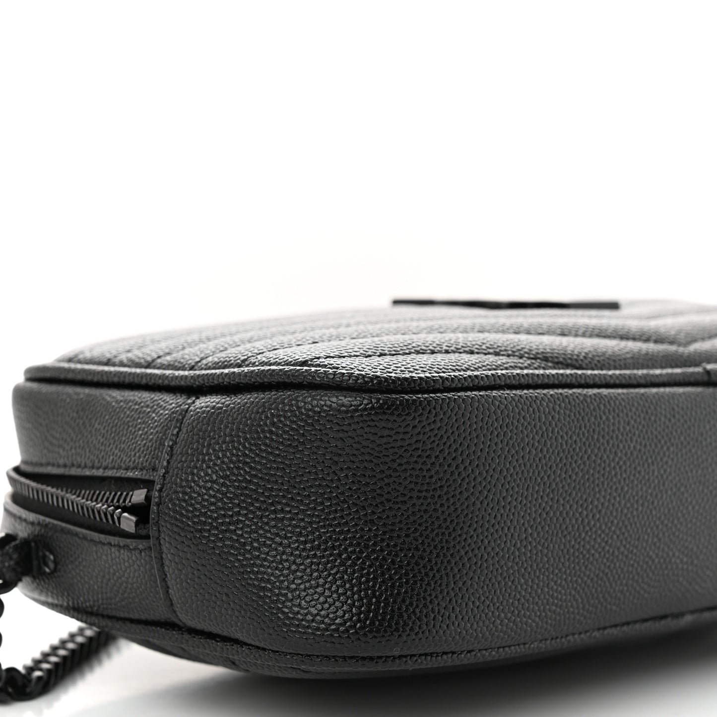 Grain De Poudre Matelasse Monochrome Monogram Mini Lou Camera Bag Black