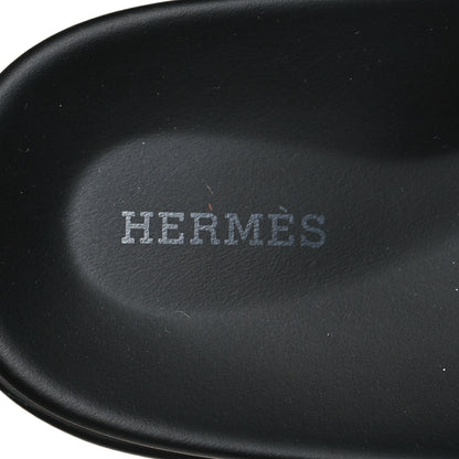 Hermes Calfskin Mens Chypre Sandals 43 Black 7 of 9
