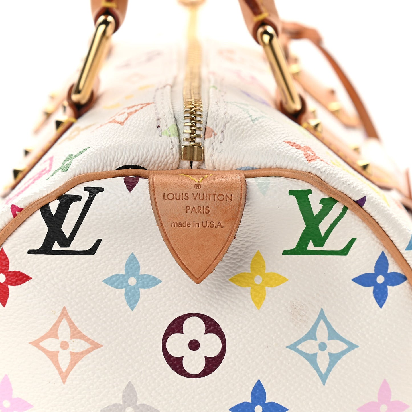 Monogram Multicolor Speedy 30 White