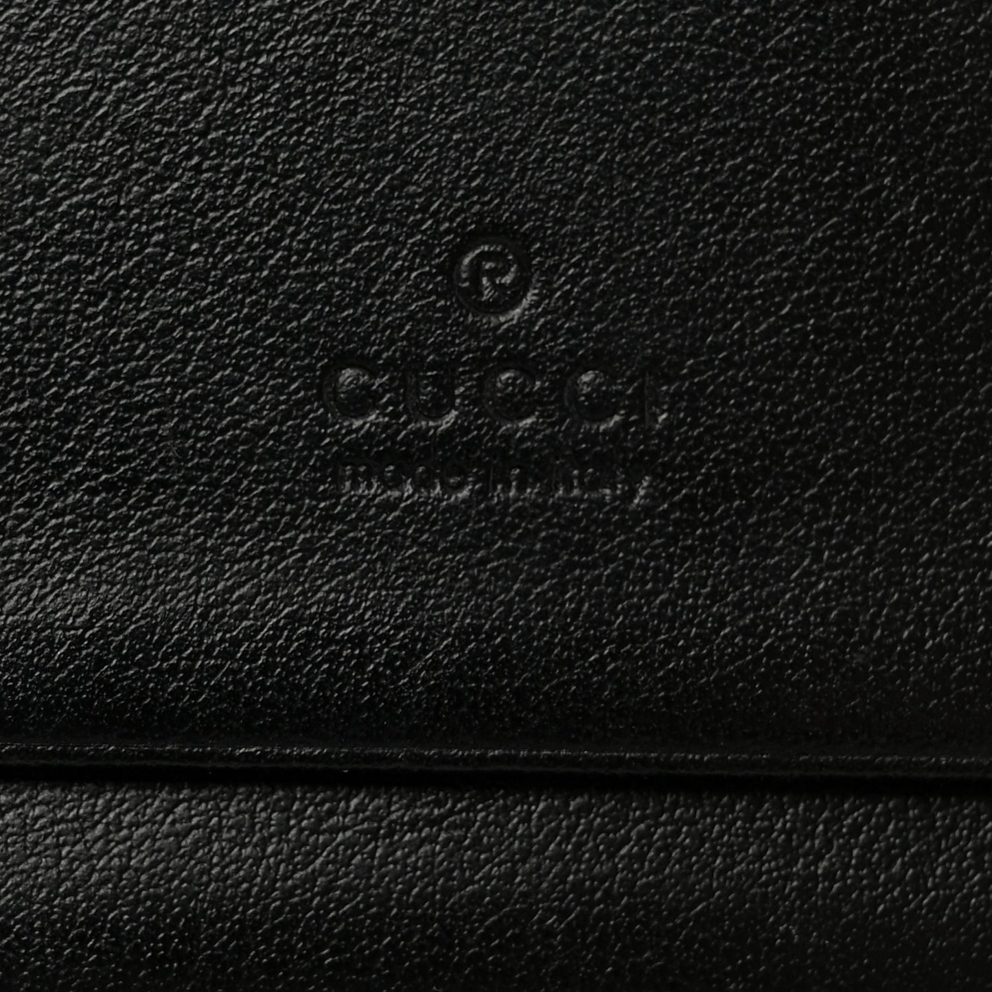 Calfskin Matelasse GG Marmont Card Case Wallet Black