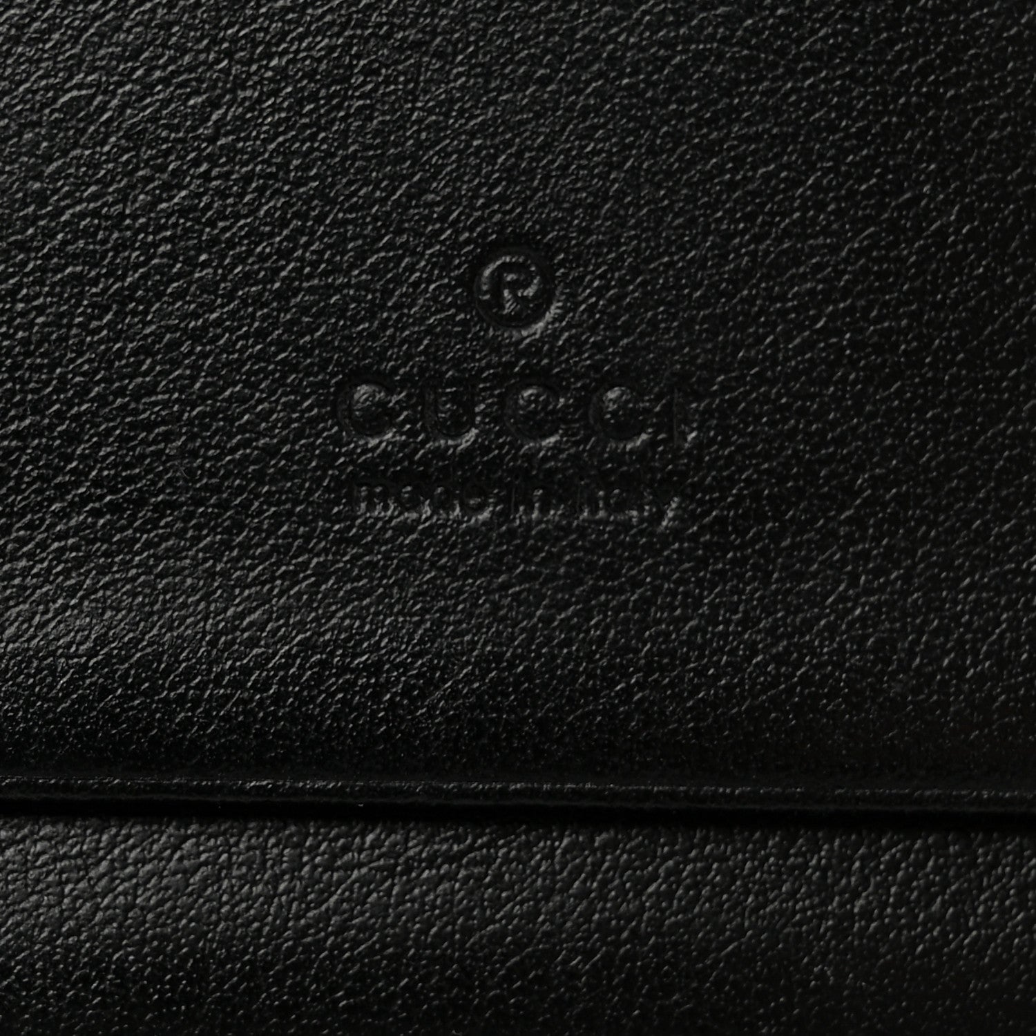 Gucci Calfskin Matelasse GG Marmont Card Case Wallet Black 6 of 9