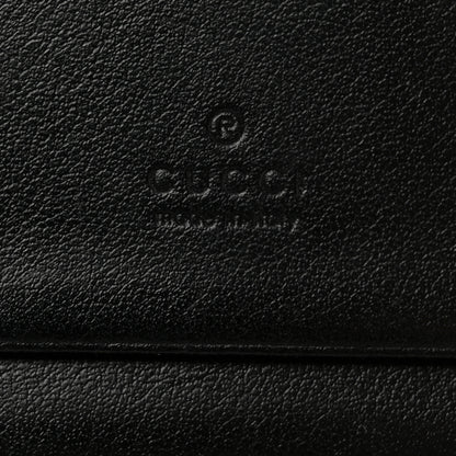 Gucci Calfskin Matelasse GG Marmont Card Case Wallet Black 6 of 9