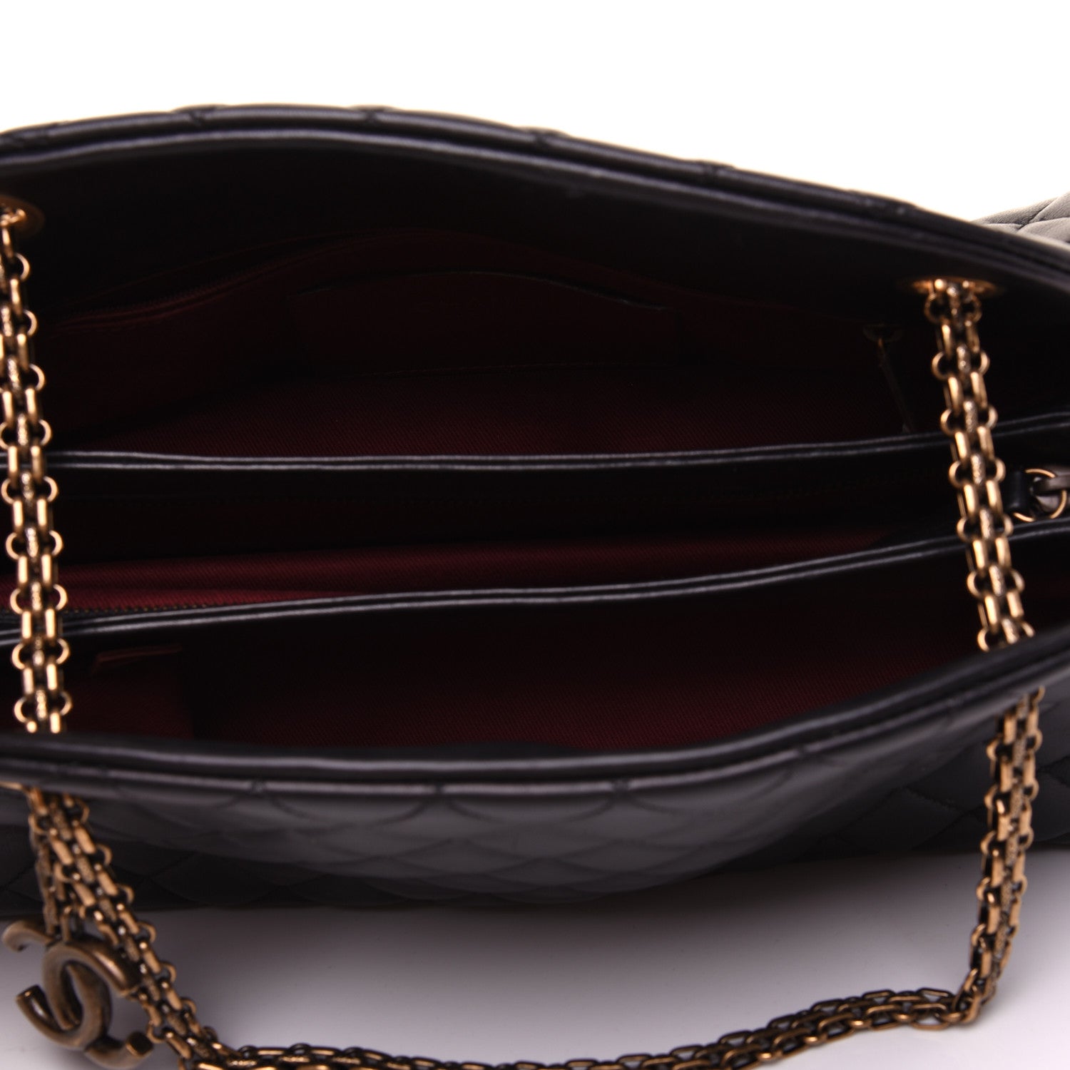 Chanel Lambskin Quilted Medium Just Mademoiselle Black 5 of 19
