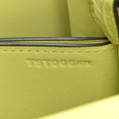 Hermes Matte Alligator Mini Sac Roulis Jaune Bourgeon 7 of 10