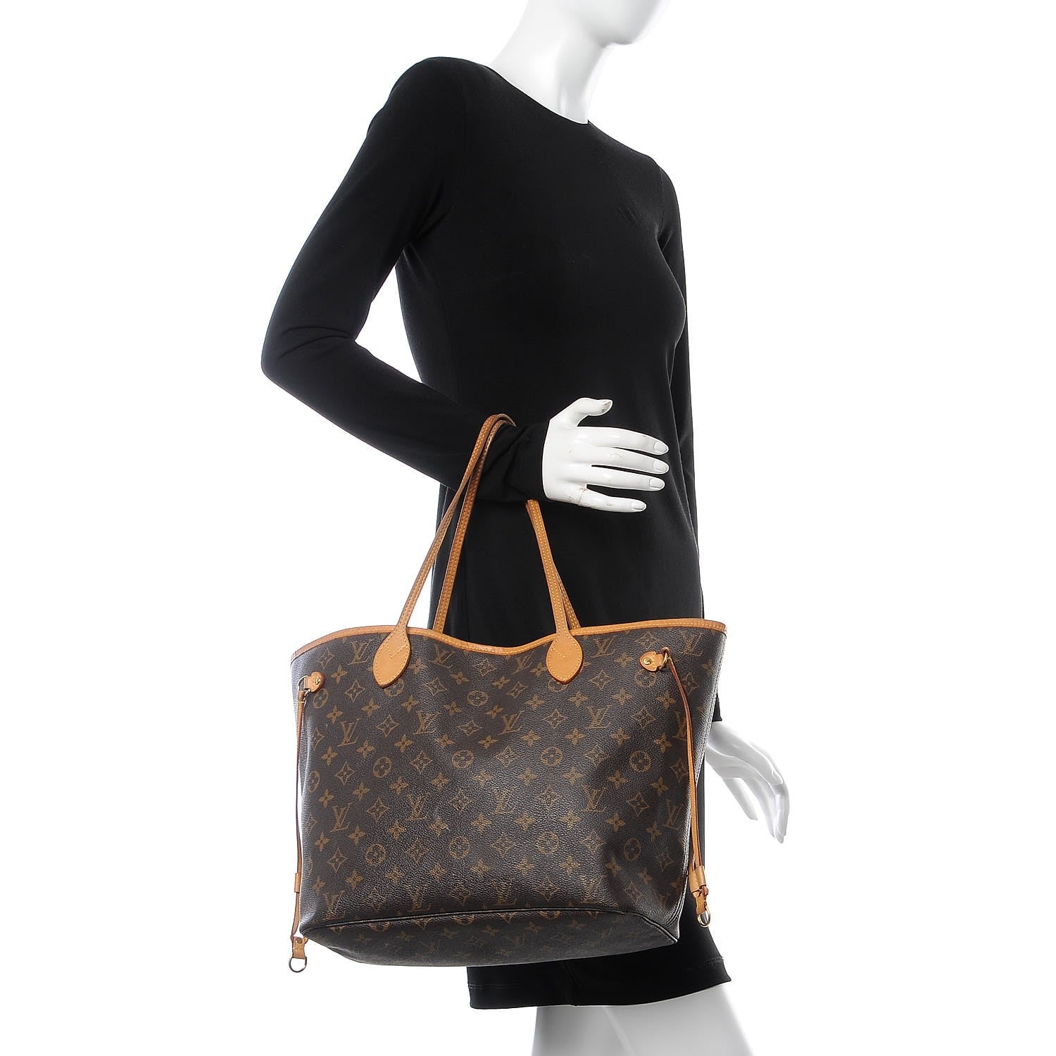 Louis Vuitton Monogram Neverfull MM 2 of 12