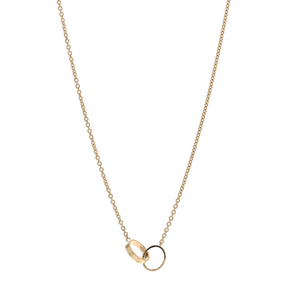 Cartier 18K Yellow Gold Interlocking LOVE Necklace 1 of 5