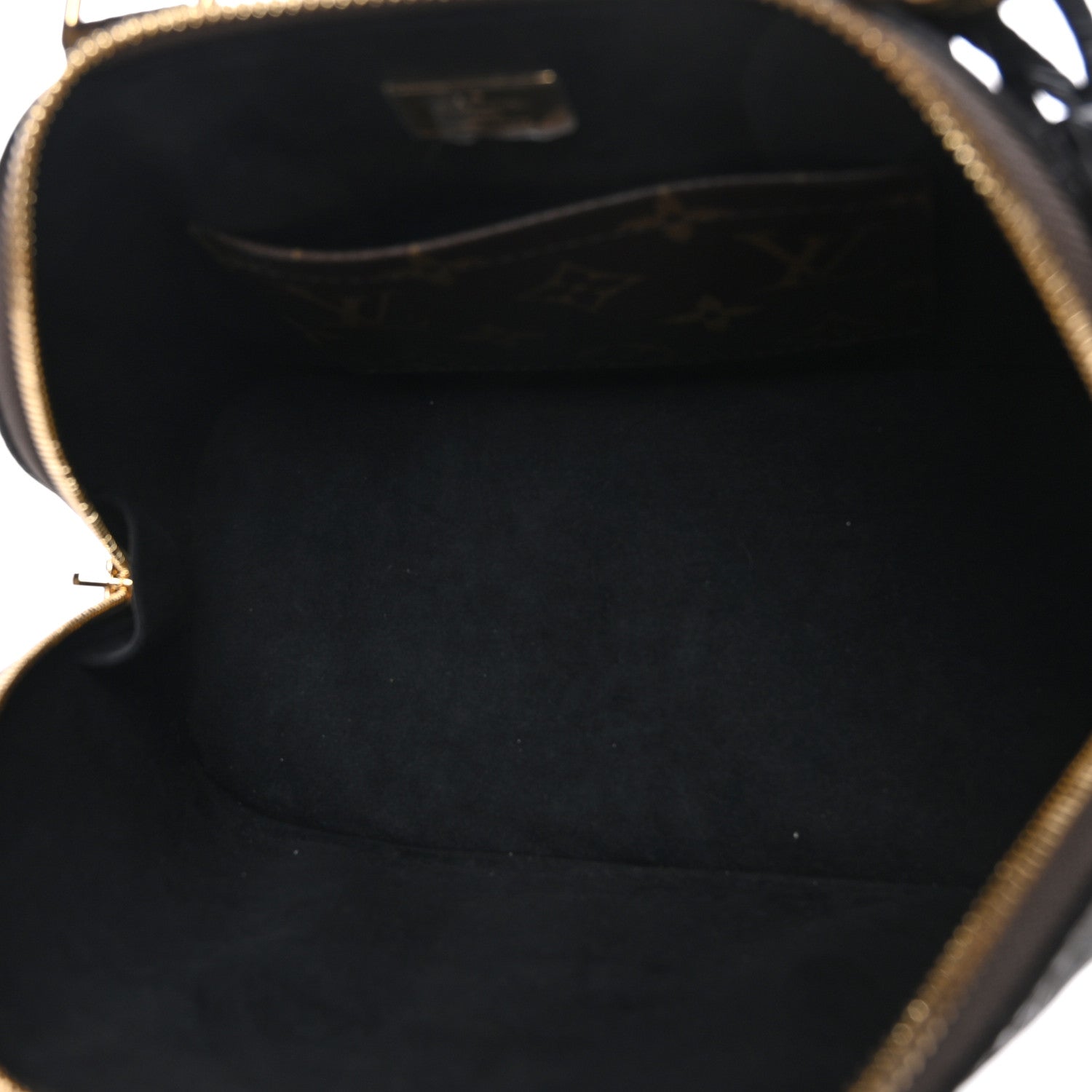 Louis Vuitton Vernis Monogram Alma BB Taupe Metallise 5 of 8