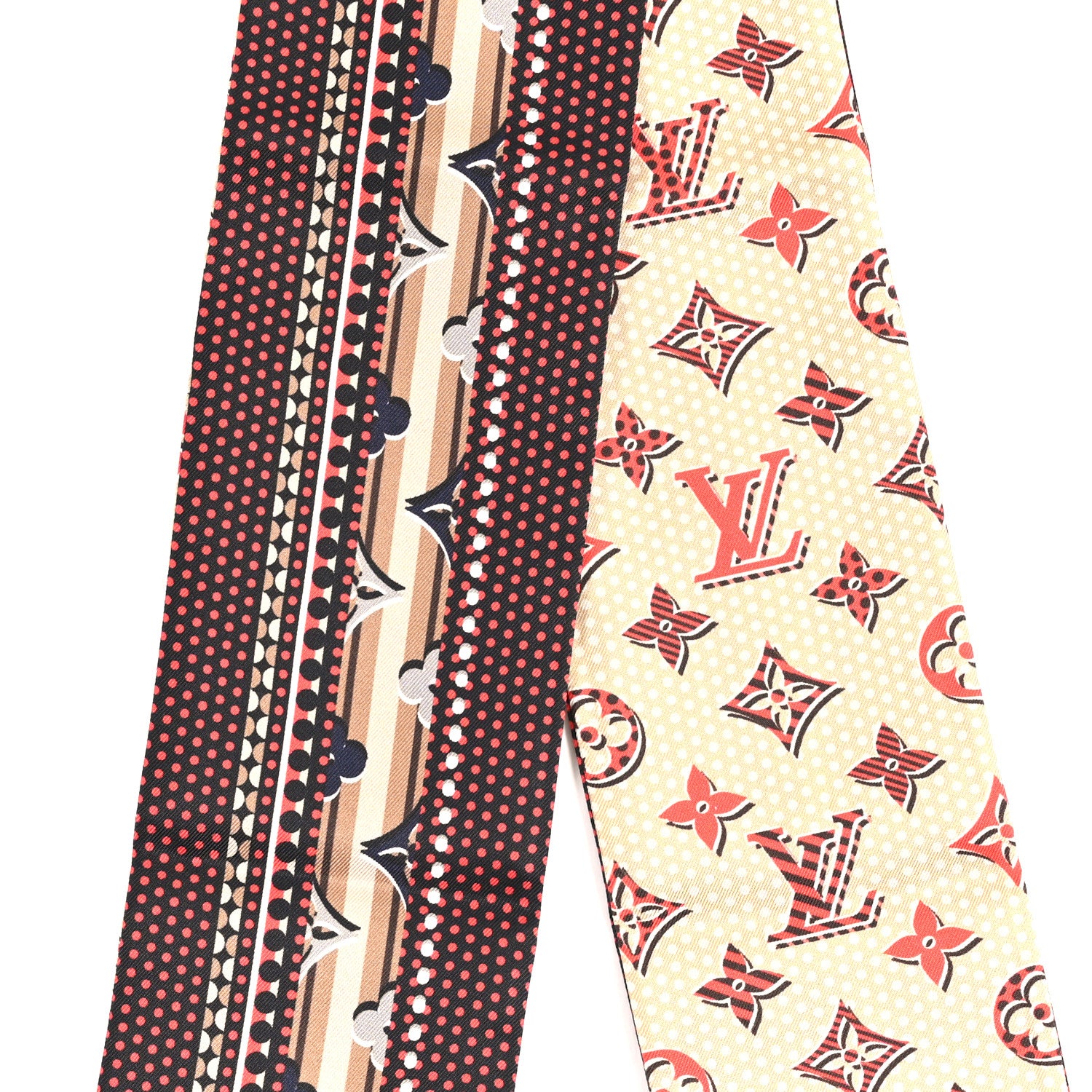 Louis Vuitton Silk Monogram Monodots Bandeau Beige 2 of 3