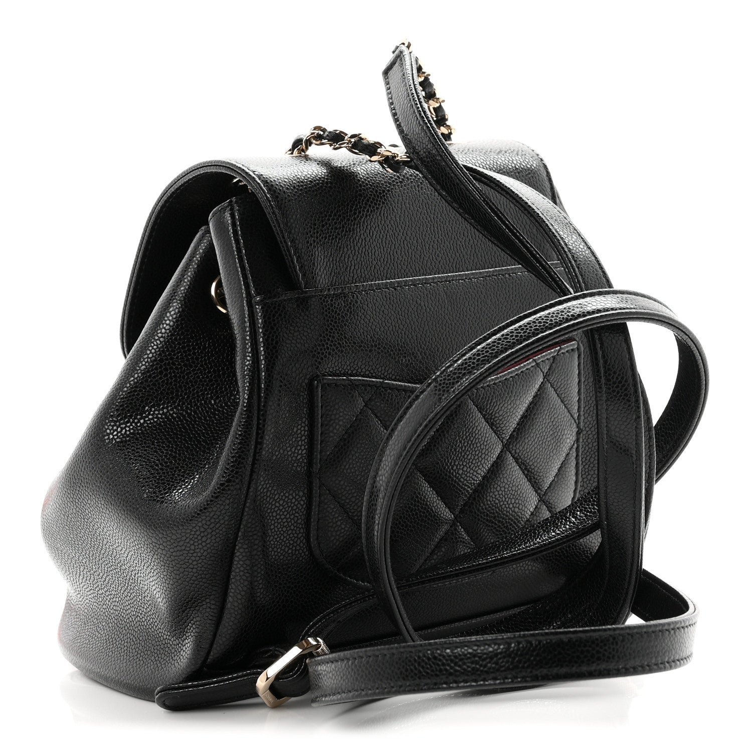 Chanel Caviar Quilted Mini Business Affinity Backpack Black 3 of 10