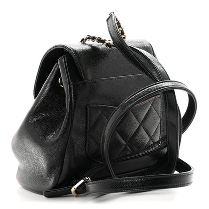 Chanel Caviar Quilted Mini Business Affinity Backpack Black 3 of 10
