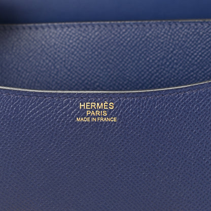Hermes Epsom Constance 24 Bleu Saphir 6 of 11