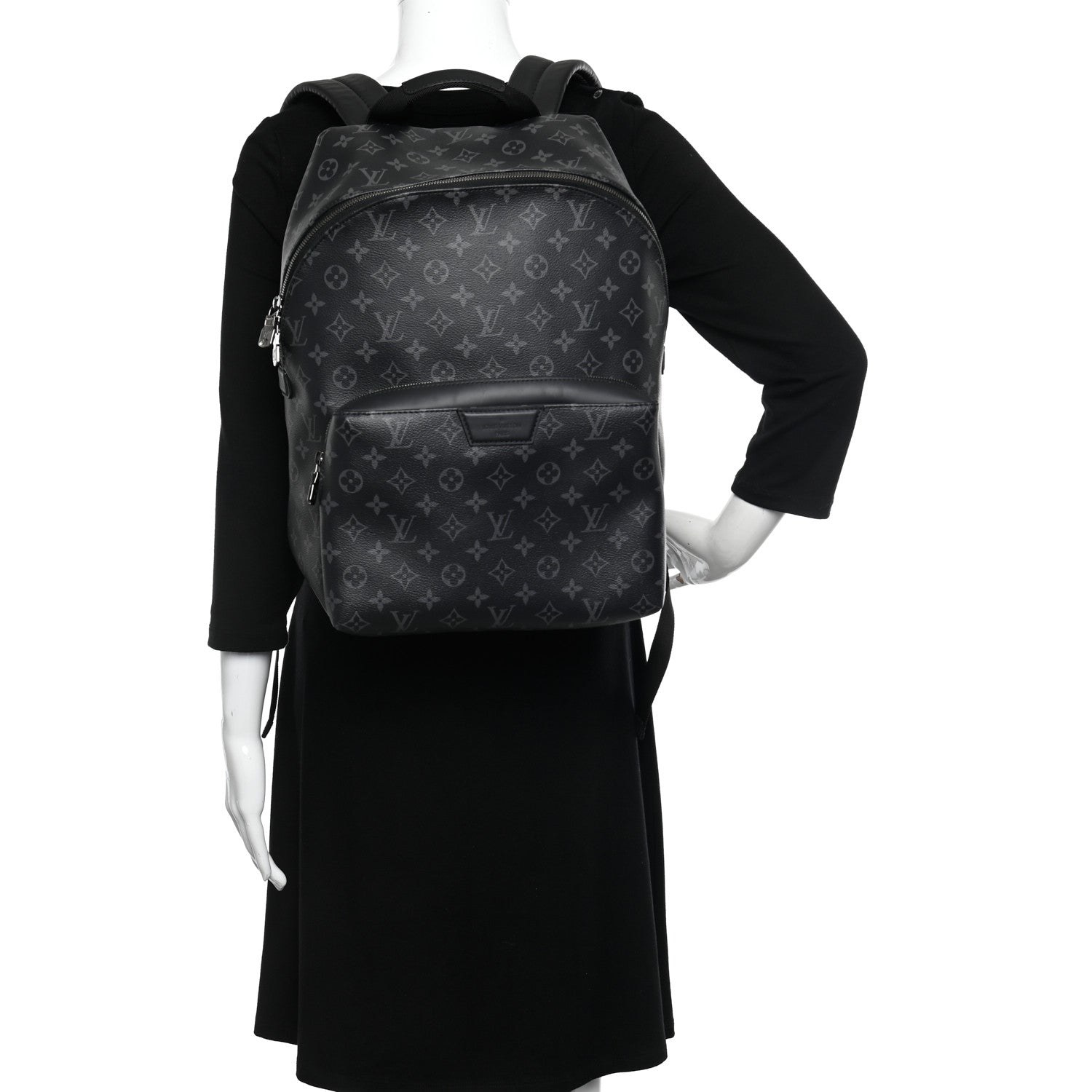 Louis Vuitton Monogram Eclipse Discovery Backpack PM 2 of 9