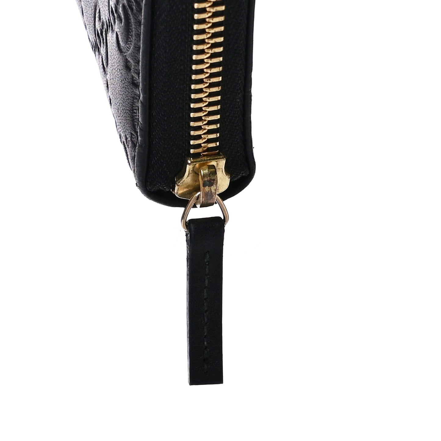 Guccissima Vitello Tender Zip Around Wallet Black
