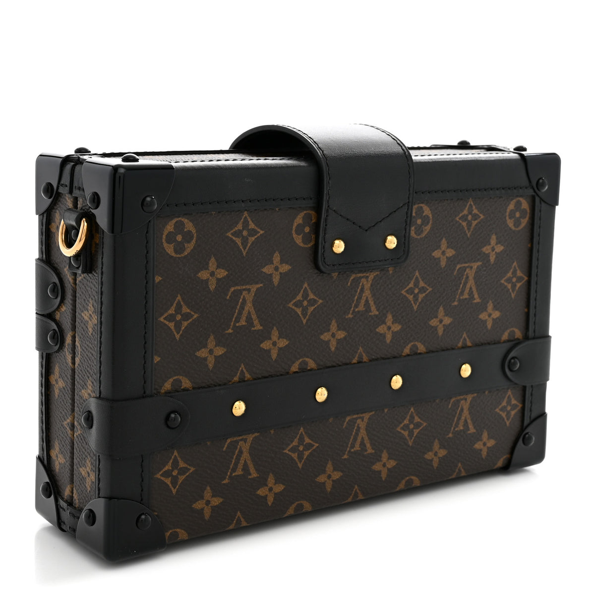 Louis Vuitton Monogram Petite Malle Black 3 of 11