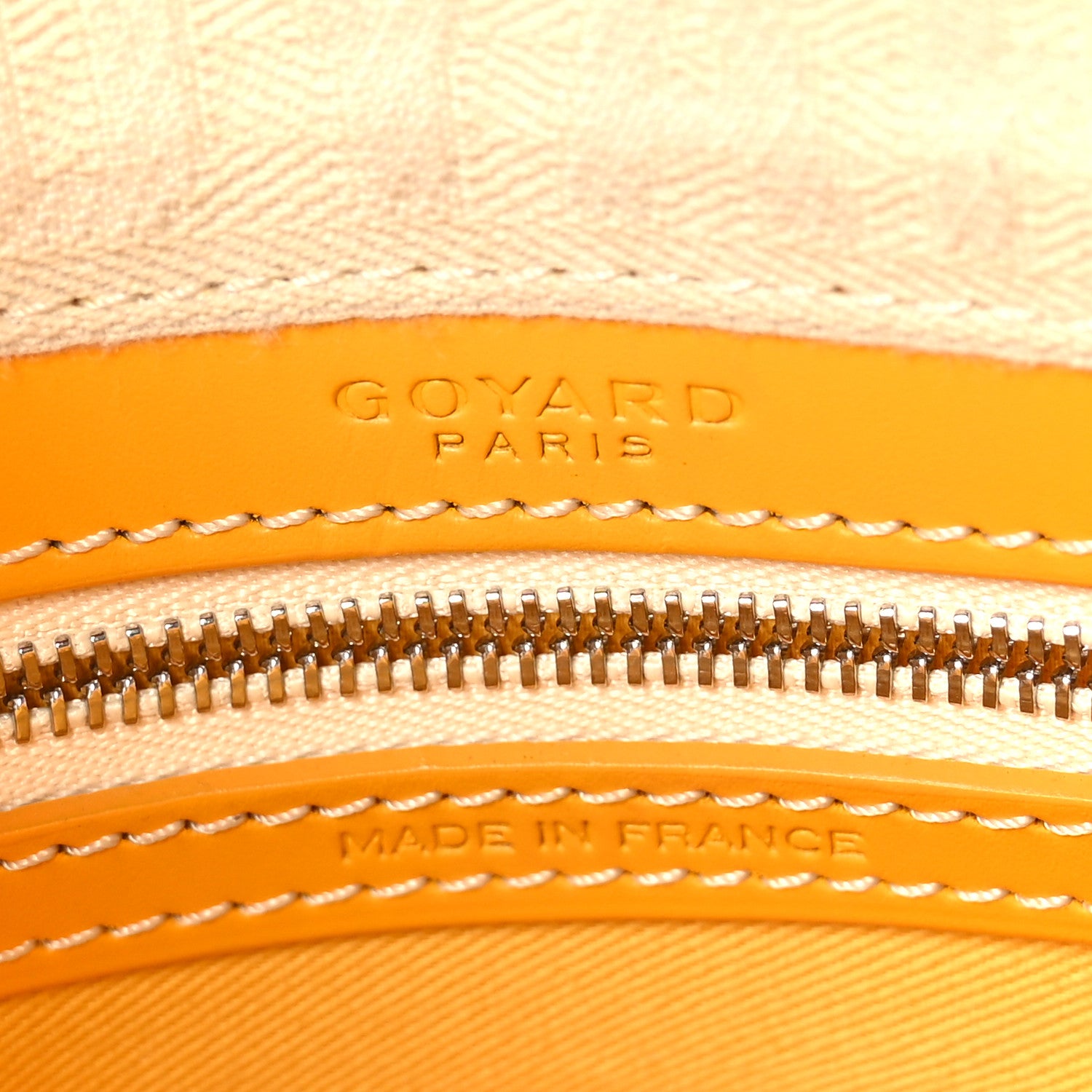 Goyard Goyardine Sac Vendome PM Yellow 6 of 11