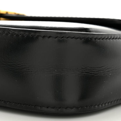 Celine Shiny Calfskin Triomphe Shoulder Bag Black 6 of 12