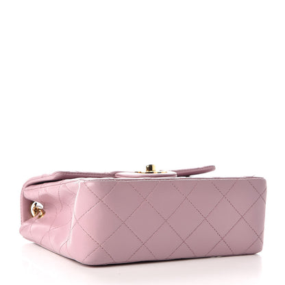 Chanel Lambskin Quilted Mini Square Flap Lilac 4 of 9