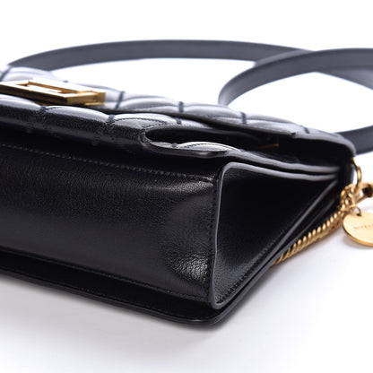 Givenchy Goatskin Quilted Medium GV3 Shoulder Bag Black 8 of 9