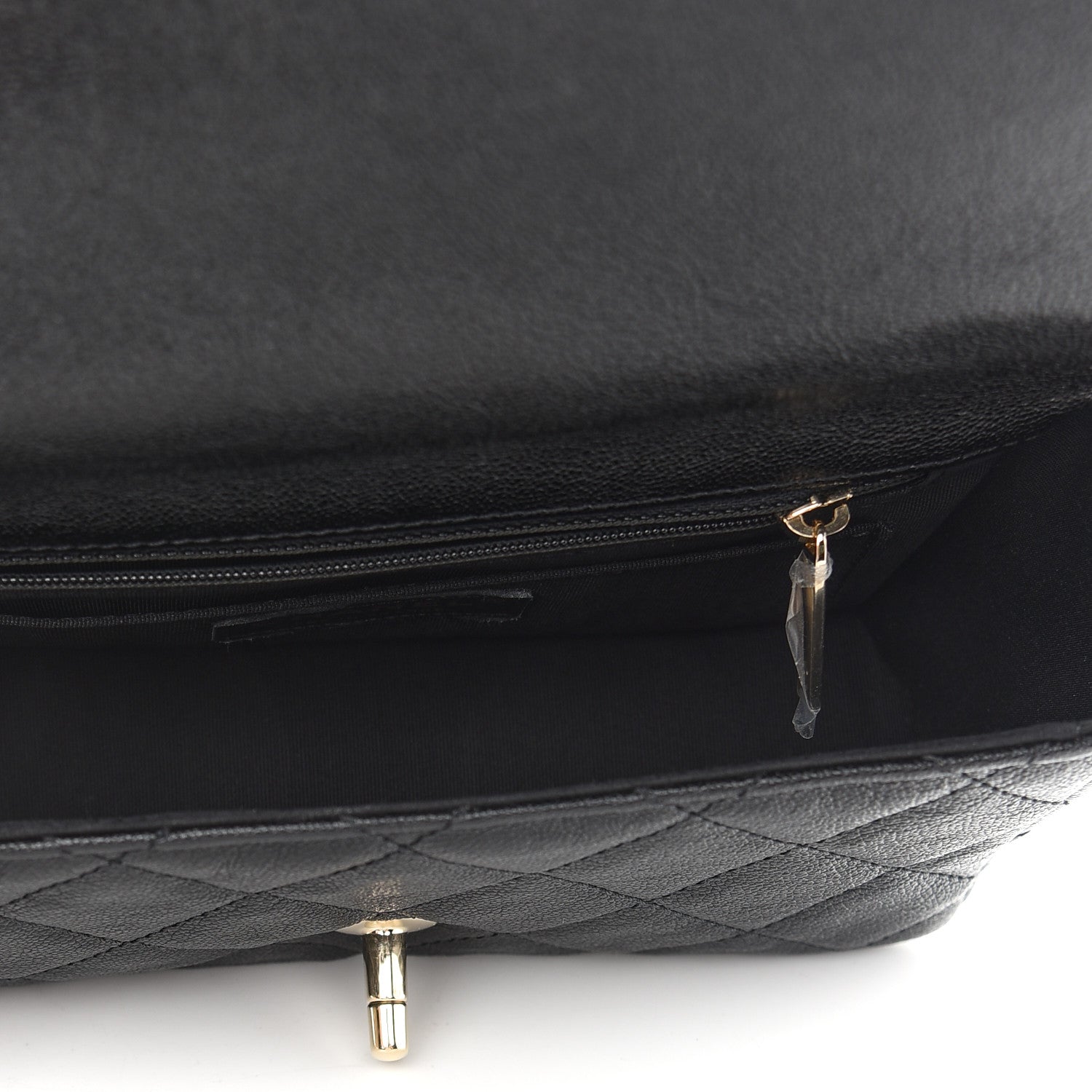Chanel Iridescent Caviar Quilted Mini Crossbody Flap Black 5 of 9