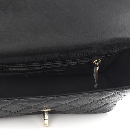 Chanel Iridescent Caviar Quilted Mini Crossbody Flap Black 5 of 9
