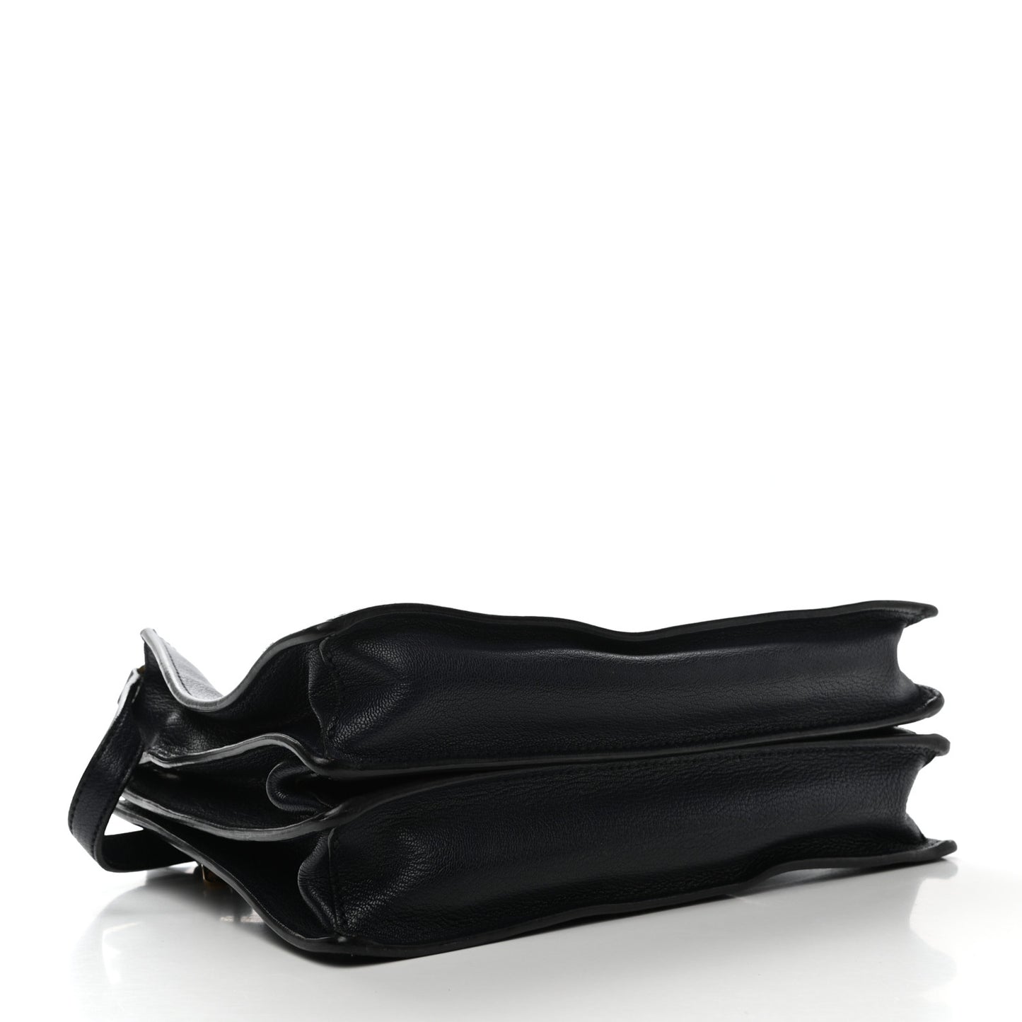 Goatskin Madras Tote Black