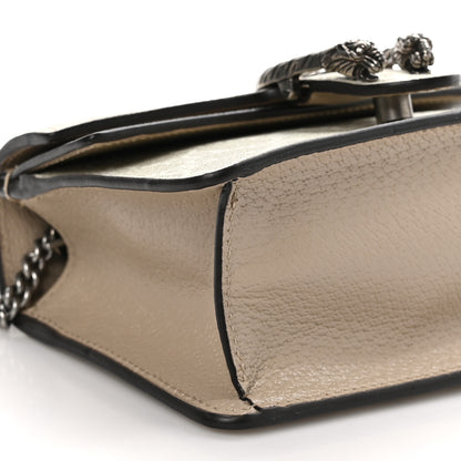Gucci GG Supreme Monogram Mini Dionysus Top Handle Bag Beige Mystic White Oatmeal 9 of 10