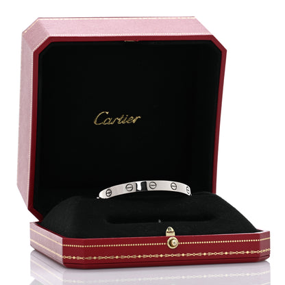 Cartier 18K White Gold LOVE Bracelet 16 7 of 7