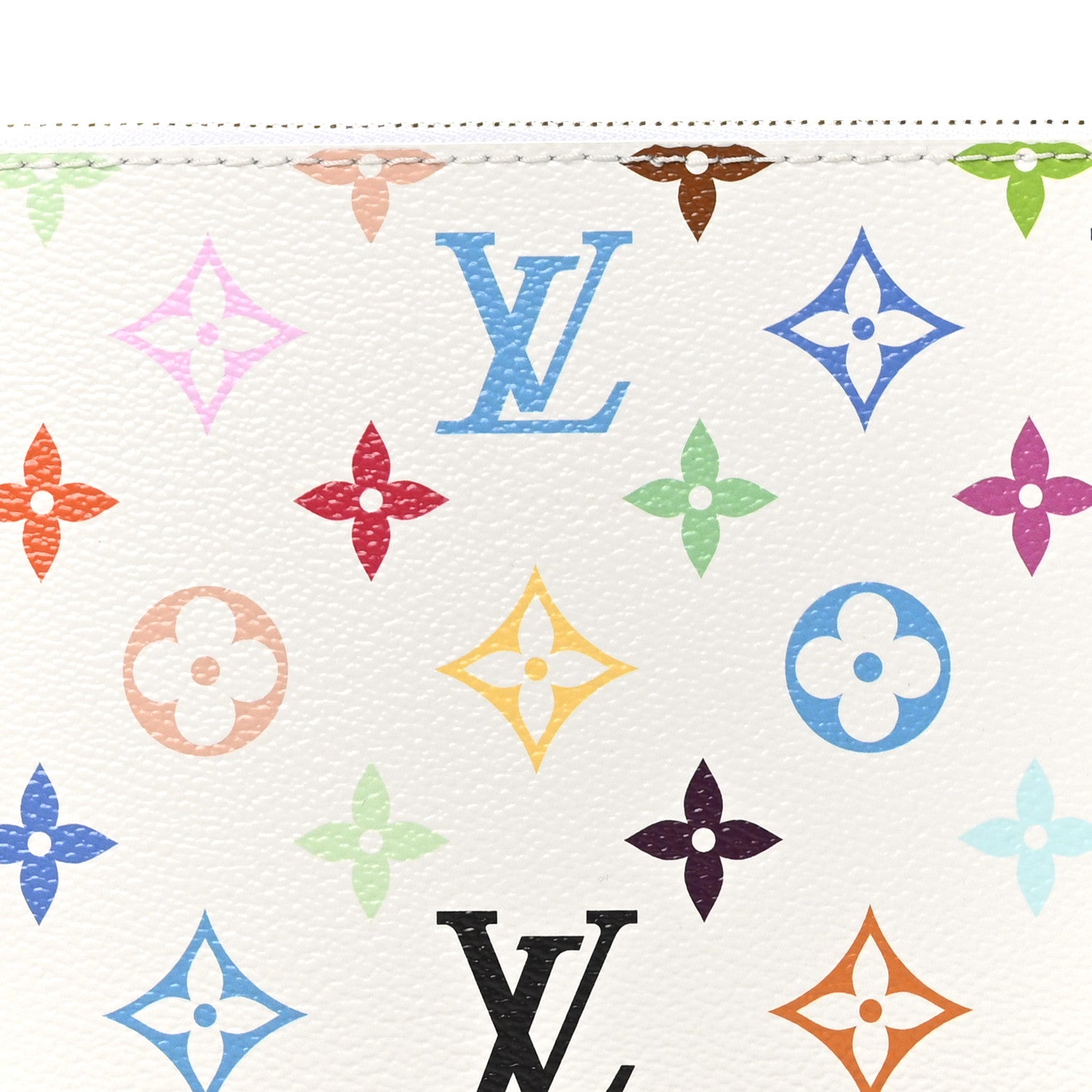 Louis Vuitton LV x TM Monogram Multicolor Carryall PM Pochette White 7 of 7