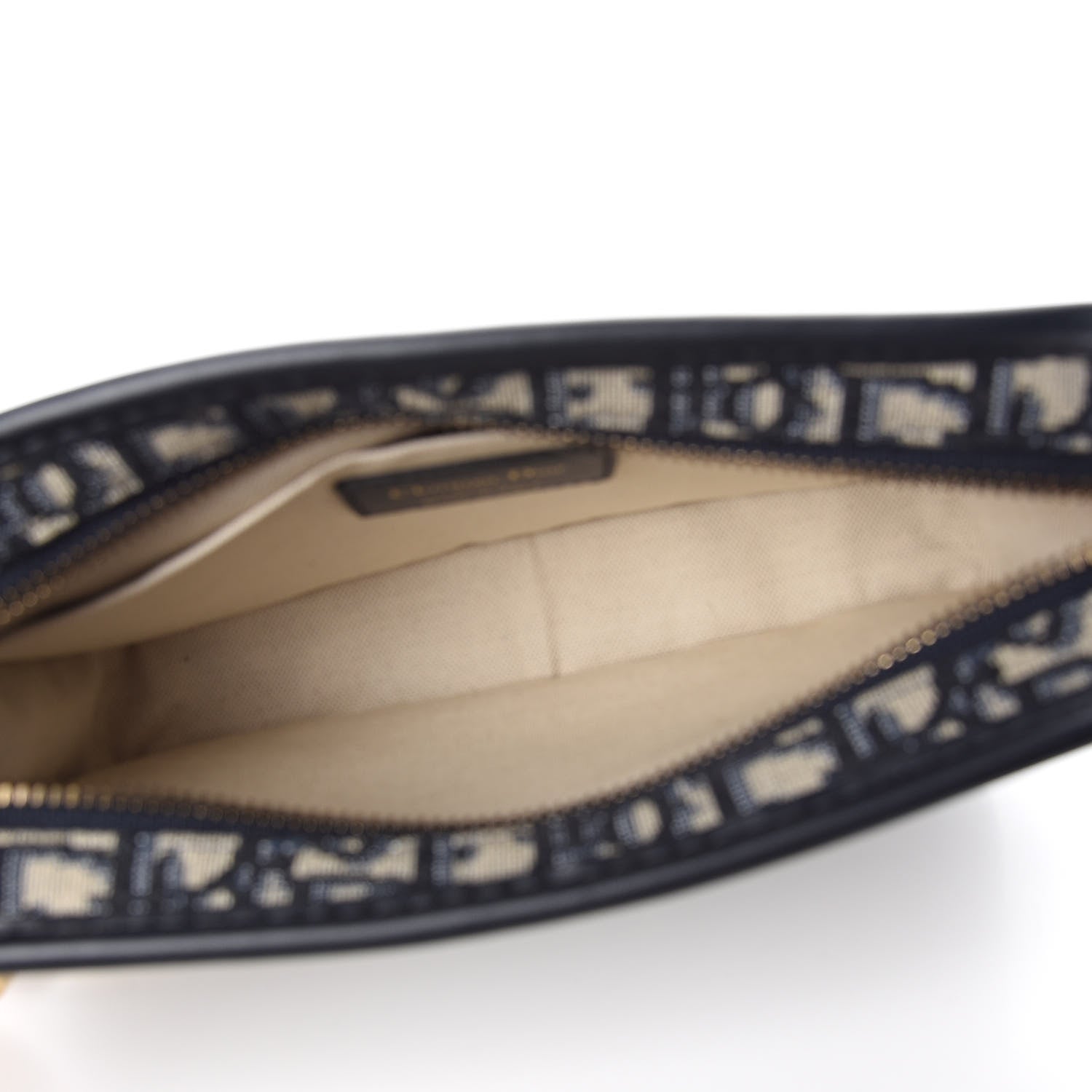 Christian Dior Oblique Diorquake Clutch Blue 5 of 9