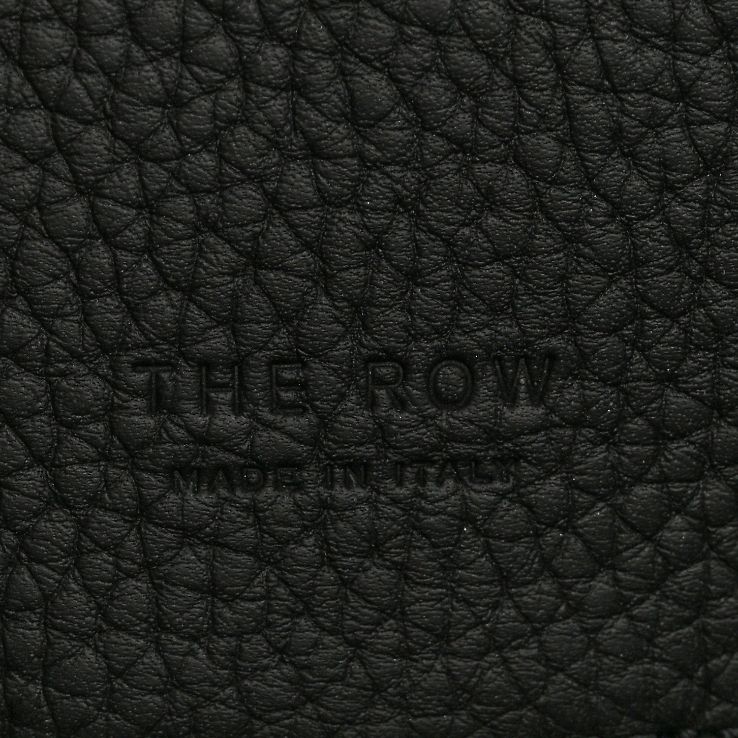 The Row Matte Grained Calfskin Margaux Shoulder 12 Black 6 of 10