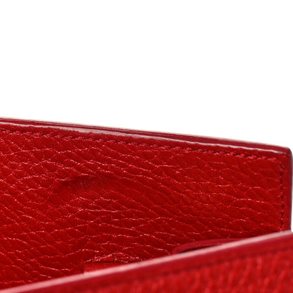 Saint Laurent Grained Calfskin Small Sac De Jour Lipstick Red 9 of 10