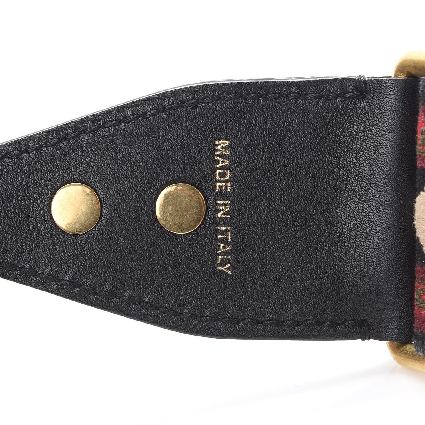 Canvas Embroidered Studded Bohemian Shoulder Strap Red